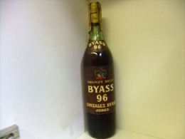 ANTIGUA BOTELLA DE 3/4 LITRO BRANDY BYASS 96 VINTAGE Años 1960 / 1966 - Spirituosen