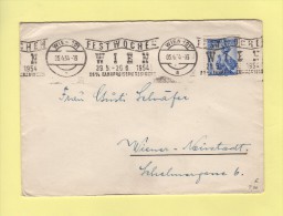 Wien - Festwochen - 1954 - Lettres & Documents