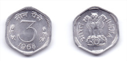 India 3 Paise 1968 C - India