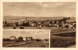 Flieden B. Fulda, Gesamtansicht Und Bahnhof, Ca. 30er Jahre - Fulda