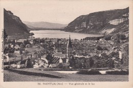 Cp , 01 , NANTUA , Vue Générale Et Le Lac - Nantua