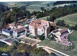 Cpsm ST POL-SUR-TERNOISE (62) - Abbaye Notre-Dame De Belval - Vue Aérienne - Saint Pol Sur Ternoise