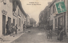 CPA - Alban - Avenue De St Sernin - Alban