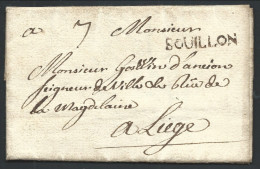 L 1730 Marque BOUILLON +"7" Pour Liège. LUXE RR - 1714-1794 (Pays-Bas Autrichiens)