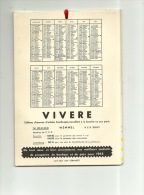 Calendrier 1965 Wemmel Vivere Peintures à La Bouche Ou Aux Pieds - Grand Format : 1961-70