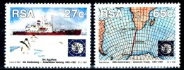 RSA 1991** - 30th Anniversary Of Antarctic Treaty - 2 Val. MNH Come Da Scansione. - Año Polar Internacional