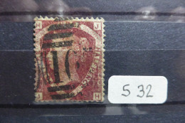 GB 1 1/2 P Rose Foncé 1860  Scott 32 - Unclassified