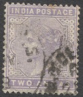 India. 1900-02 Queen Victoria, 2a Pale Violet Used. SG116 - 1882-1901 Imperio