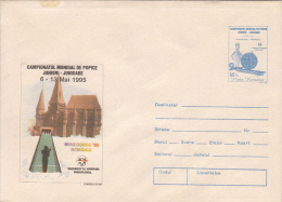 38042- BOWLING WORLD CHAMPIONSHIP, COVER STATIONERY, 1995, ROMANIA - Bowls