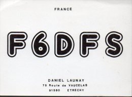 Carte Radio Amateur F6DFS ETRECHY (PPP2493) - Etrechy