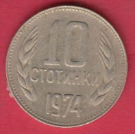 F6216 / - 10 Stotinki - 1974 - Bulgaria Bulgarie Bulgarien Bulgarije - Coins Monnaies Munzen - Bulgaria