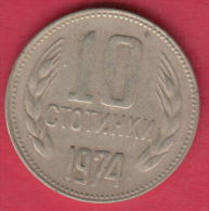 F6229 / - 10 Stotinki - 1974 - Bulgaria Bulgarie Bulgarien Bulgarije - Coins Monnaies Munzen - Bulgarije