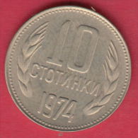 F6235 / - 10 Stotinki - 1974 - Bulgaria Bulgarie Bulgarien Bulgarije - Coins Monnaies Munzen - Bulgarije