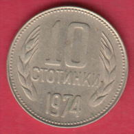 F6237 / - 10 Stotinki - 1974 - Bulgaria Bulgarie Bulgarien Bulgarije - Coins Monnaies Munzen - Bulgarije