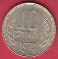 F6239 / - 10 Stotinki - 1974 - Bulgaria Bulgarie Bulgarien Bulgarije - Coins Monnaies Munzen - Bulgarije