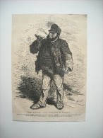 GRAVURE 1859. TYPES DISPARUS. LE CONDUCTEUR DE DILIGENCE. - Prints & Engravings