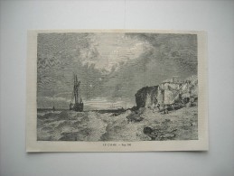 GRAVURE 1859. LE CALME SUR L’ADRIATIQUE. - Estampes & Gravures