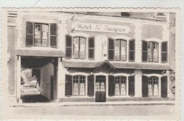 CPSM CLOYES SUR LE LOIR (Eure Et Loir) - Hôtel Saint Jacques : Façade Avec Terrasse, Entrée - Cloyes-sur-le-Loir