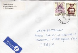 Polonia 1997 - Lettera X L´Italia Affrancata Con 2 Stamps - Lettres & Documents