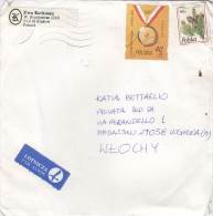 Polonia 1996 - Lettera X L´Italia Affrancata Con 2 Stamps - Lettres & Documents