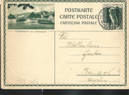 Carte Illustré (Zumstein 2009) N° 122-016 ( KÜSNACHT Am Zürichsee  Obl: 20/10/1930 - Stamped Stationery