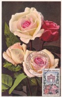 France N°1189 - Floralies Parisiennes - Cartes Maximum - 1950-1959