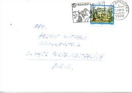 AUTRICHE. N°1723 De 1987 Sur Enveloppe Ayant Circulé. Monastère De Loretto. - Abbayes & Monastères