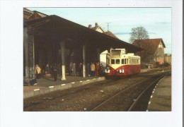 CERNAY (68) 231 LIGNE DE LUTTERBACH A KRUTH . TRAIN SPECIAL D´ACHEMINEMENT DE L´AUTORAIL RENAULT VH 24 CFTA 1981 - Cernay