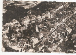 Jura - 39 - Champagnolle Vue Aérienne Hotel De Ville Et Grande Rue 1957 - Champagnole