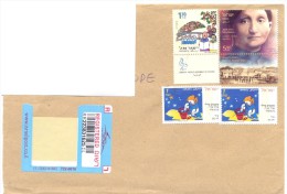 2013.Israel, The Letter By Registered Air-mail Post To Moldova - Storia Postale