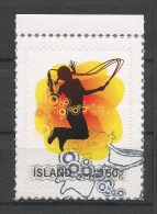 ISLANDE 2008 N° 1137 Oblitéré Used Superbe Cote 1.75 € Timbre Personnalisé Fillette Corde Mes Timbres Autoadhésif - Oblitérés