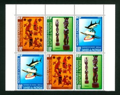 NOUVELLE CALEDONIE 1997 - Y&T N°741/743** 2 SERIES ATTENANTES CDF - LES ARTS DU PACIFIQUE - GOMME INTACTE - LUXE - Unused Stamps