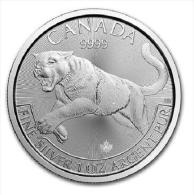CANADA 5 Dollars Argent 1 Once Prédateur Cougar 2016 - Canada