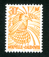 NOUVELLE CALEDONIE 1997 - Y&T N°746** Série Courante - 30f. Orange - GOMME INTACTE - LUXE - Neufs