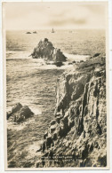 Cliffs, Armed Knight And Longships Lighthouse, Land´s End, 1956 Postcard - Land's End