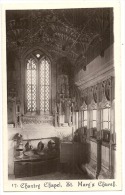 The Chantry Chapel, St Mary's WARWICK  Unused TTB - Warwick