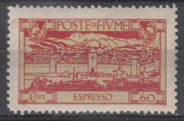 Fiume 1923 Espresso Sassone#E7 Mint Hinged - Fiume