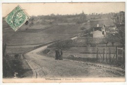 94 - VILLECRESNES - Route De Cerçay - Baillon - 1907 - Villecresnes