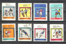 POLAND, 1966,  Football World Cup, Soccer,  Set 8 V Complete, FINE USED - 1966 – Angleterre