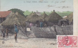 Afrique - Sénégal - Dakar - Village Indigène - 1908 - Sénégal