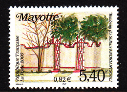 Mayotte MNH Scott #139 5.40fr Tomb Of Sultan Andriantsouli - Neufs