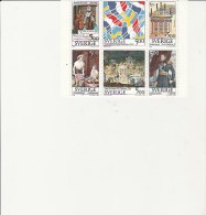 SUEDE - TIMBRES 1794 A 1799  EN BLOC DE 6 NEUF XX -RELATIONS FRANCE - SUEDE - ANNEE 1994. - Unused Stamps