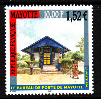 Mayotte MNH Scott #157 10fr Mayotte Post Office - Nuovi