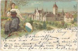 PETIT- LANCY (Geneve) - Zuercherin Und Das Landesmuseum - Lancy