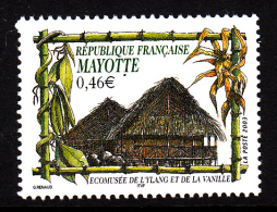 Mayotte MNH Scott #184 46c Vanilla And Ylang Museum - Nuevos