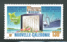 NOUVELLE CALEDONIE 1998 - Y&T N°778** - 20ème ANNIVERSAIRE DE LA STELE POUR LA "MONIQUE" - GOMME INTACTE - LUXE - Ongebruikt
