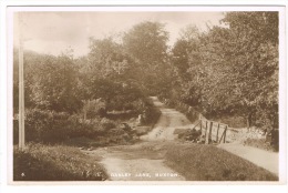 RB 1084 - Early Real Photo Postcard - Gadley Lane Buxton - Derbyshire Peak District - Derbyshire