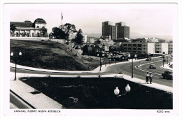 RB 1085 - 1955 Real Photo Postcard - Puente Nueva Republica - Caracas Venezuela - Venezuela