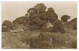 RB 1085 - Judges Real Photo Postcard - Cottages & River - A Country Idyl - Wareham Dorset - Autres & Non Classés