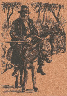 Delcampe - 20 - "La Corse" - Le Vieux Et Son âne - Peinture Sur Liège Inaltérable - éd. Rayar N° 11 (écrite, 1988) - Sonstige & Ohne Zuordnung